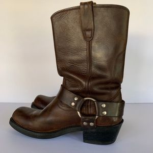 Durango Harness Distressed Leather Boots Size 7